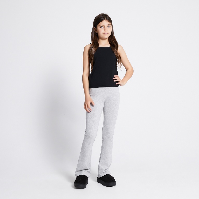 Basic Flare tights "Malva star" Grey Melange